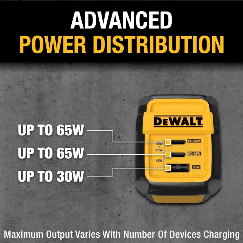 DeWalt 3 Port USB Charger