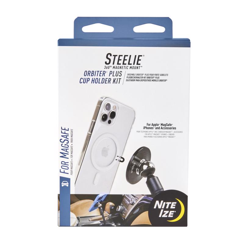 Nite Ize Steelie Multicolored Orbiter Plus Cup Holder Kit