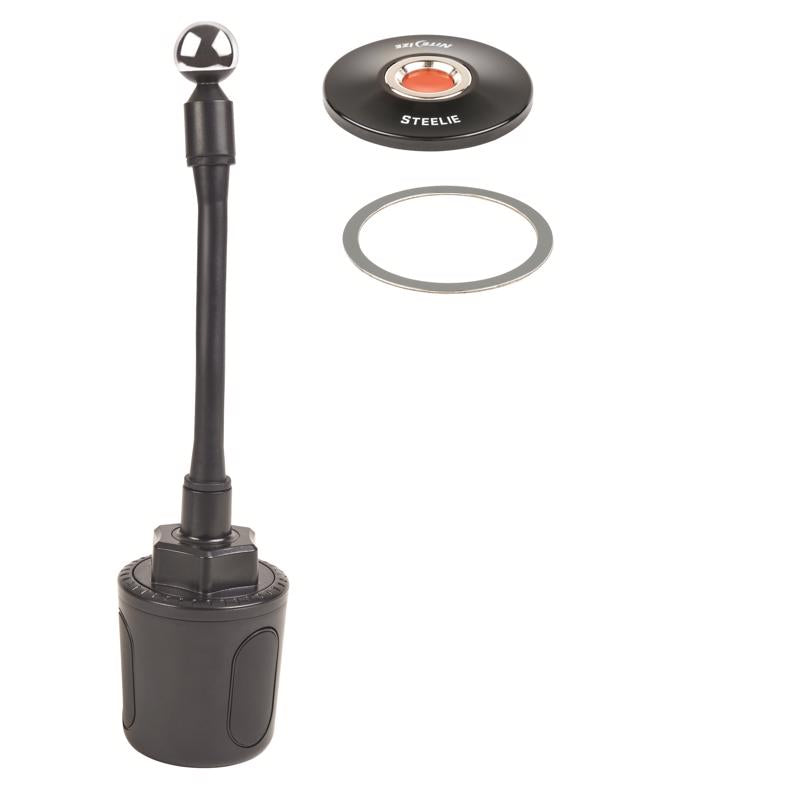 Nite Ize Steelie Multicolored Orbiter Plus Cup Holder Kit