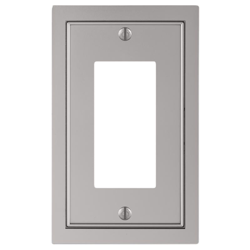 Amerelle Traditional Satin Nickel Silver Zinc Wall Plate