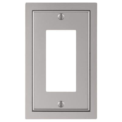 Amerelle Traditional Satin Nickel Silver Zinc Wall Plate