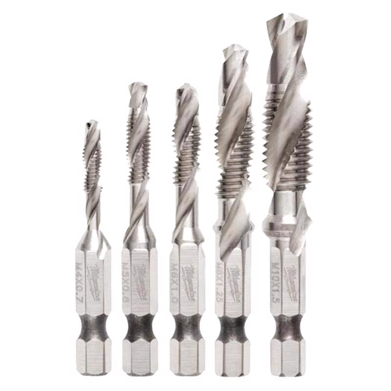 Milwaukee Shockwave Metal Drill and Tap Set 5 pc