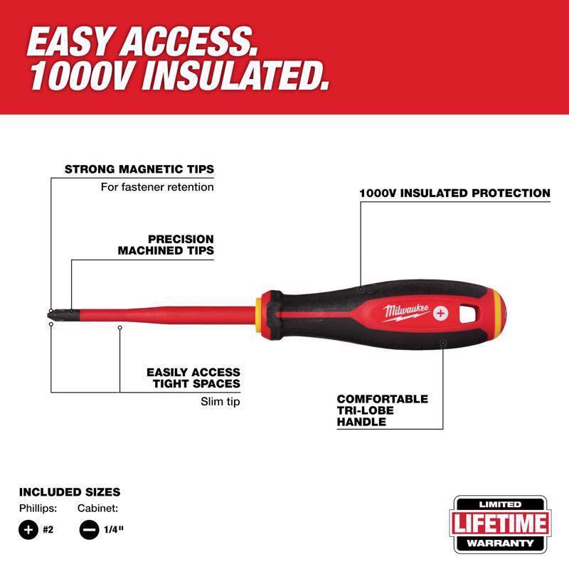 Milwaukee Milwaukee Insulated Screwdriver Set