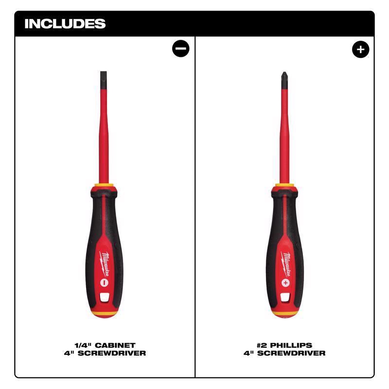 Milwaukee Milwaukee Insulated Screwdriver Set
