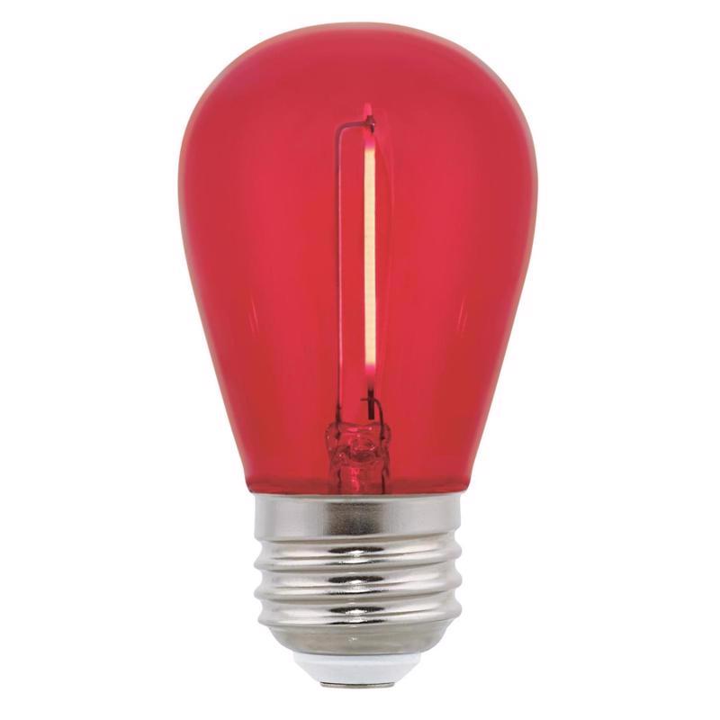 Westinghouse Edison Style S14 E26 (Medium) LED Bulb Red 40 Watt Equivalence