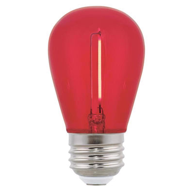 Westinghouse Edison Style S14 E26 (Medium) LED Bulb Red 40 Watt Equivalence