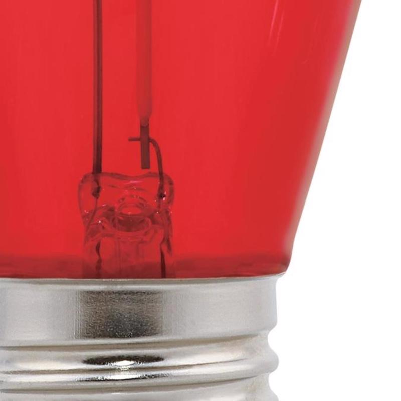 Westinghouse Edison Style S14 E26 (Medium) LED Bulb Red 40 Watt Equivalence