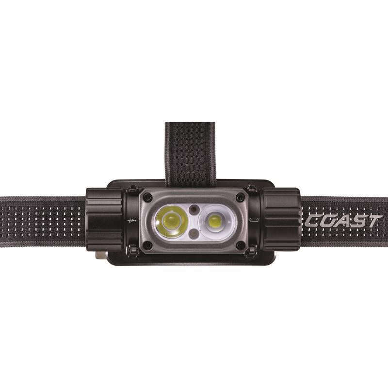 Coast WPH34R 2000 lm Black/Gray LED Head Lamp