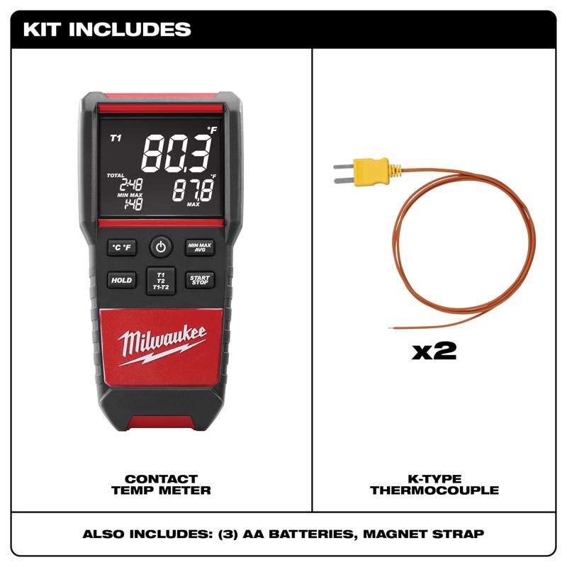 Milwaukee 2500 F Digital Temperature Logger