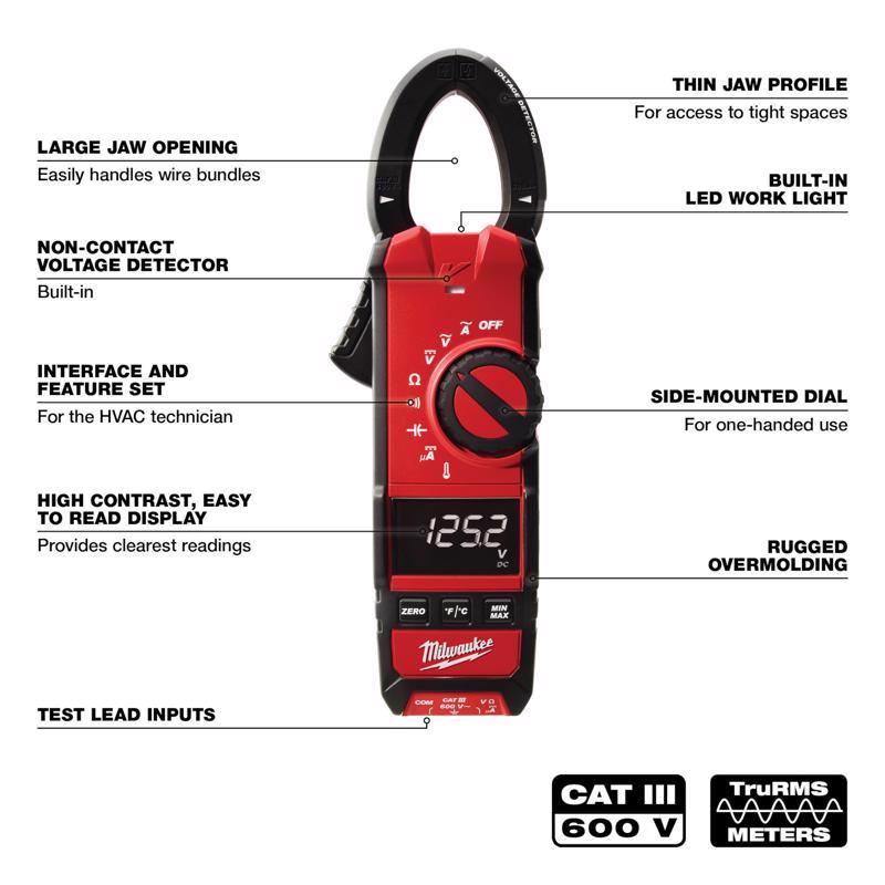 Milwaukee 752 F Digital Clamp Meter