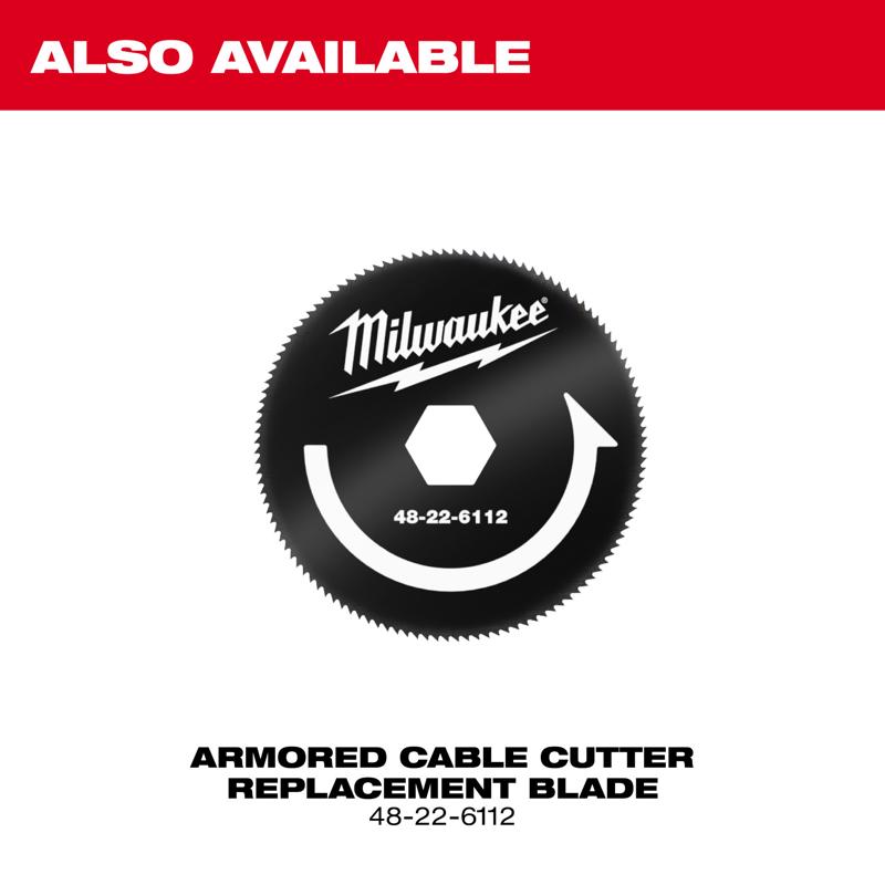 Milwaukee Milwaukee 7.41 in. L Black/Red Cable Cutter