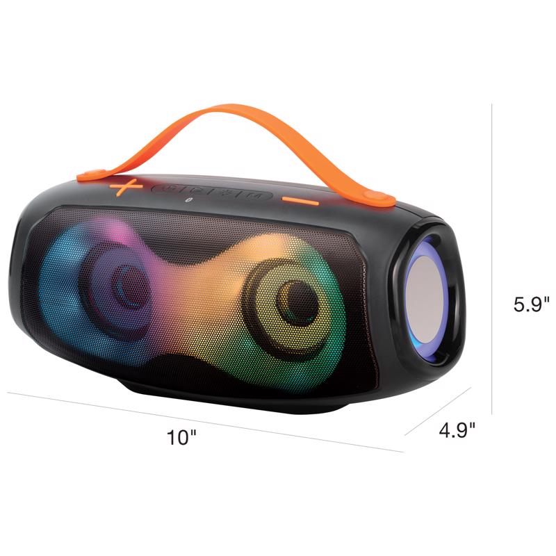 iLive Wireless Bluetooth Weather Resistant Color Changing Speaker