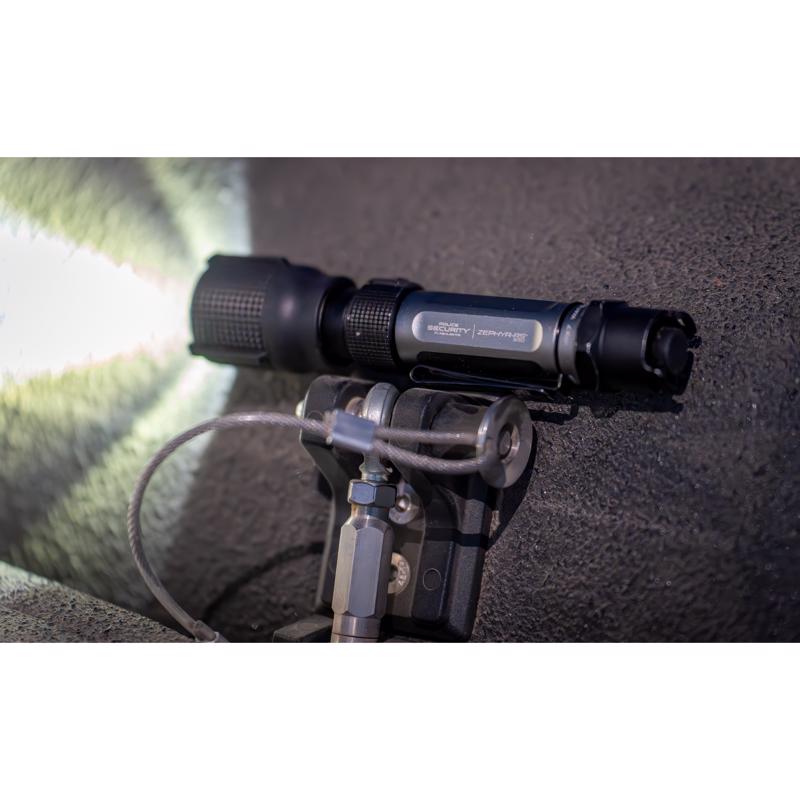 Police Security Zephyr-RS Tactical 550 lm Black/Gray LED Flashlight 14500 Battery