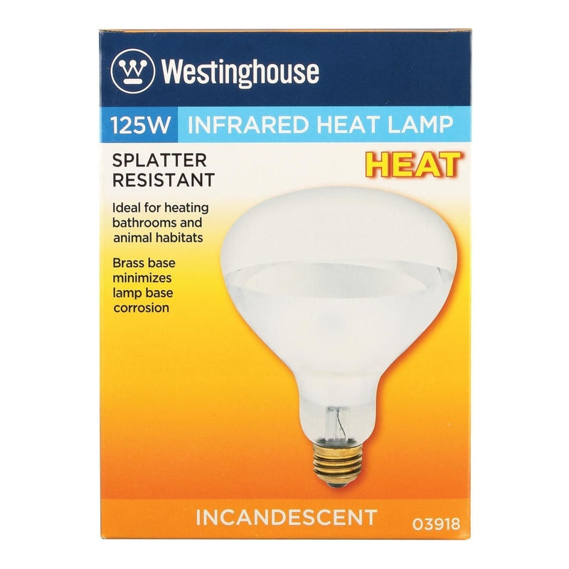 Westinghouse 125 W R40 Reflector/Heat Lamp Incandescent Bulb E26 (Medium) White