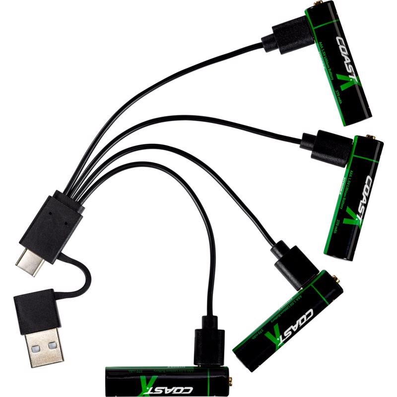 Coast AAA Lithium Batteries Display