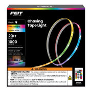 Feit 20 ft. L Color Changing Plug-In LED Tape Light