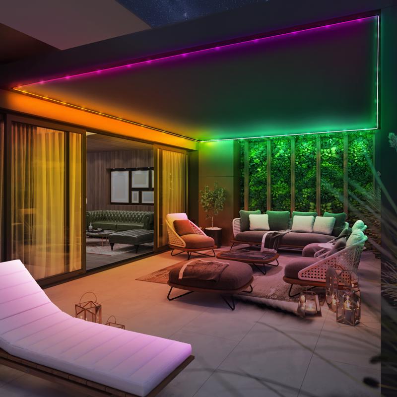 Feit 10 ft. L Color Changing Plug-In LED Tape Light