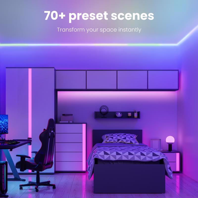 Feit 16 ft. L Color Changing Plug-In LED Tape Light