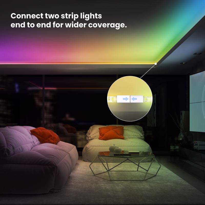 Feit 16 ft. L Color Changing Plug-In LED Tape Light