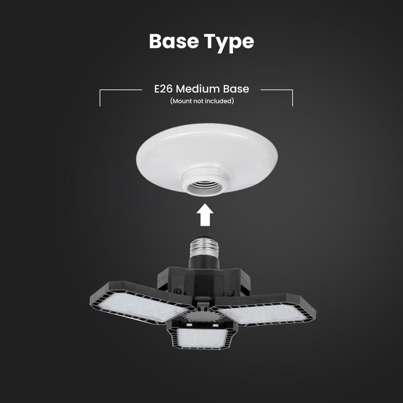 Feit ED28 E26 (Medium) LED Garage Bulb Daylight 250 Watt Equivalence