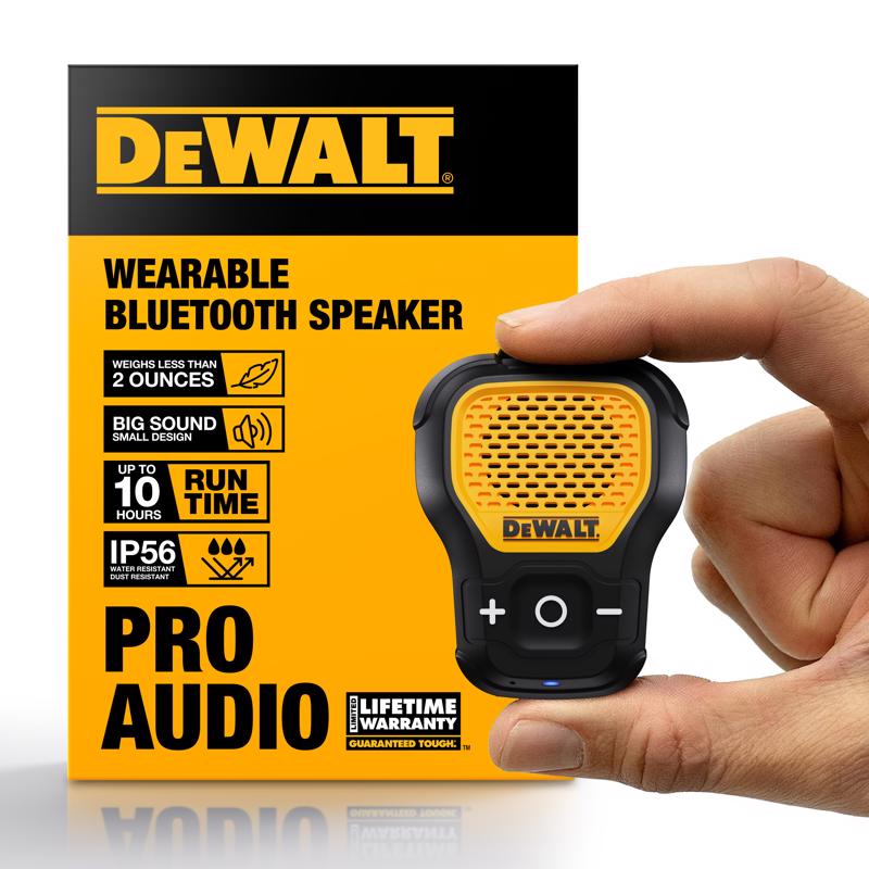 DeWalt Wireless Bluetooth Wearable Mini Speaker