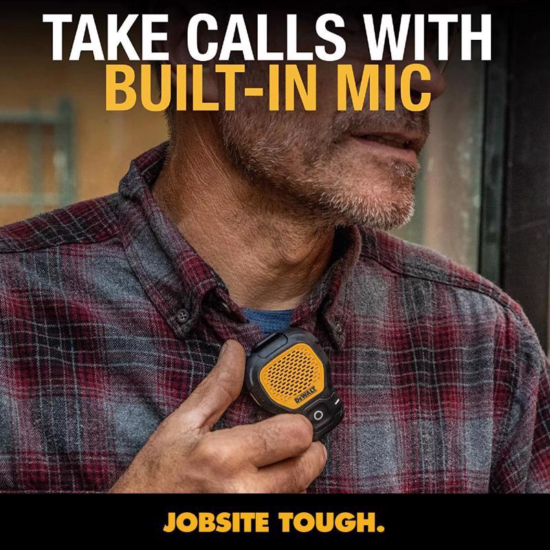 DeWalt Wireless Bluetooth Wearable Mini Speaker