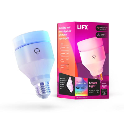 LIFX Smart Home A21 E26 (Medium) Smart-Enabled LED Bulb White 100 Watt Equivalence