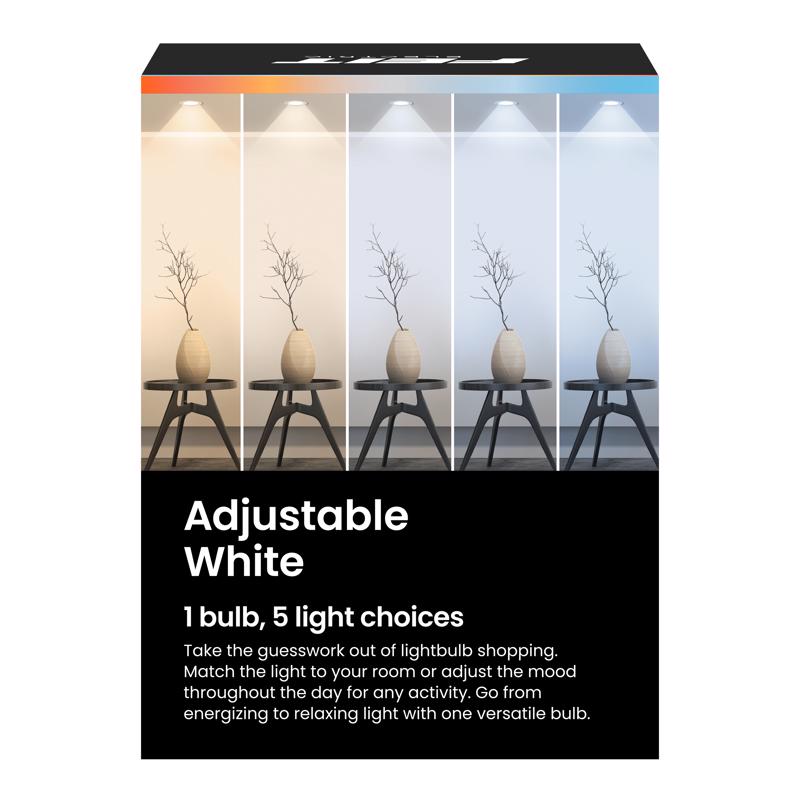 Feit PAR20 E26 (Medium) Smart-Enabled LED Bulb Adjustable White 50 Watt Equivalence