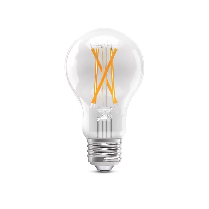 Feit A19 E26 (Medium) Filament LED Bulb Daylight 75 Watt Equivalence 4 pk