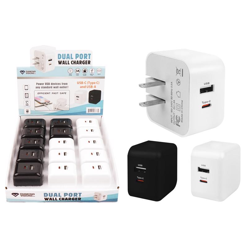 Diamond Visions 2 Port USB Wall Charger