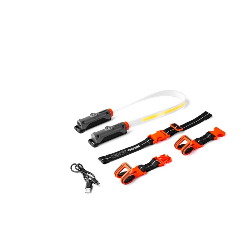 NEBO Bando 1K 1000 lm COB LED Battery String/Linkable Work Light w/Magnet