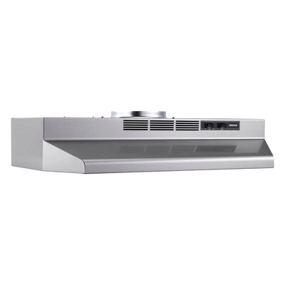 Broan 36 in. W Silver Convertible Range Hood
