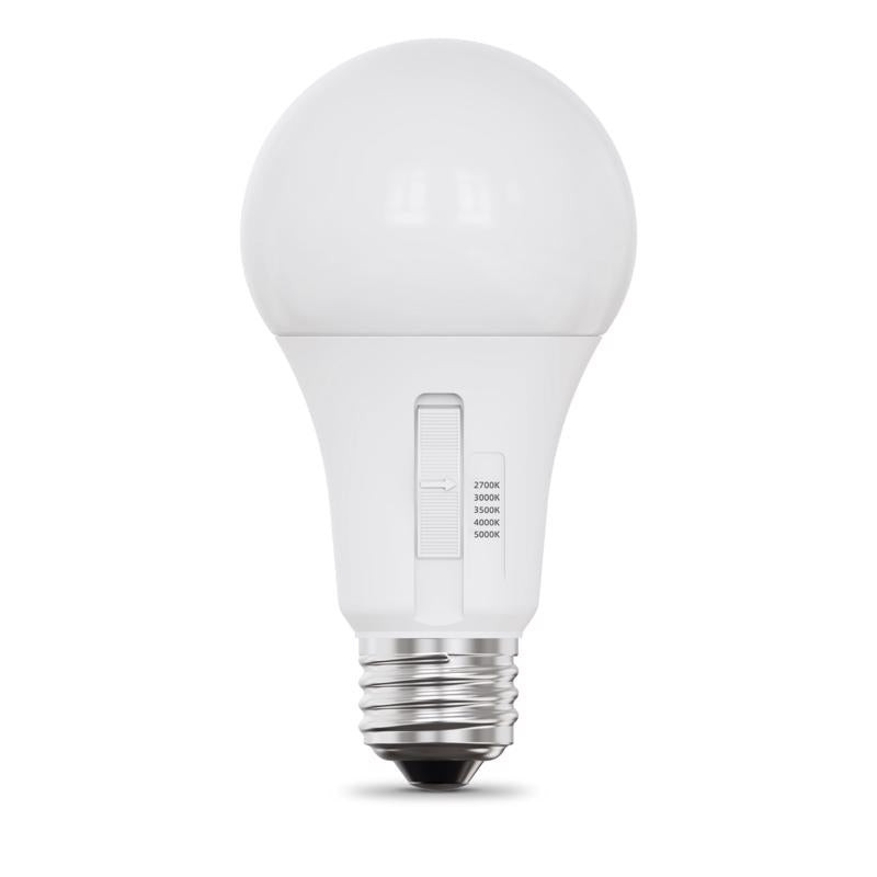 Feit A19 E26 (Medium) LED Bulb Adjustable White 100 Watt Equivalence