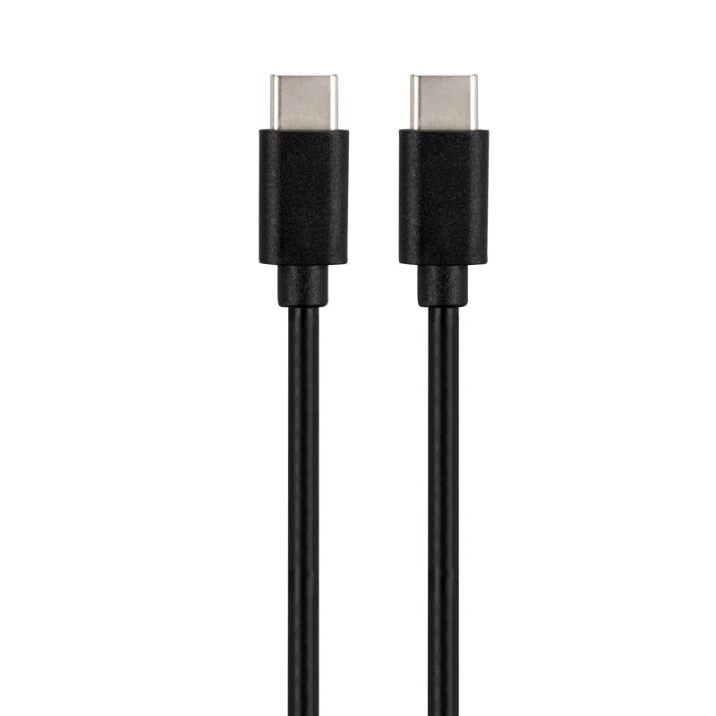 Monster Just Hook It Up Type C to Type C Charge and Sync Cable 3 ft. Black