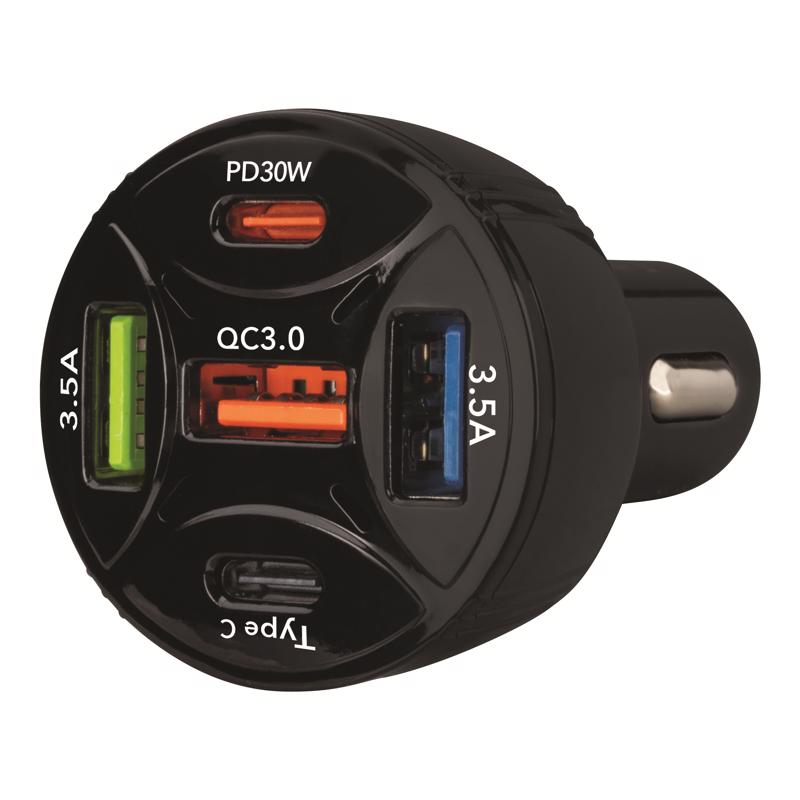 Monster Just Hook It Up 5 USB Car Charger
