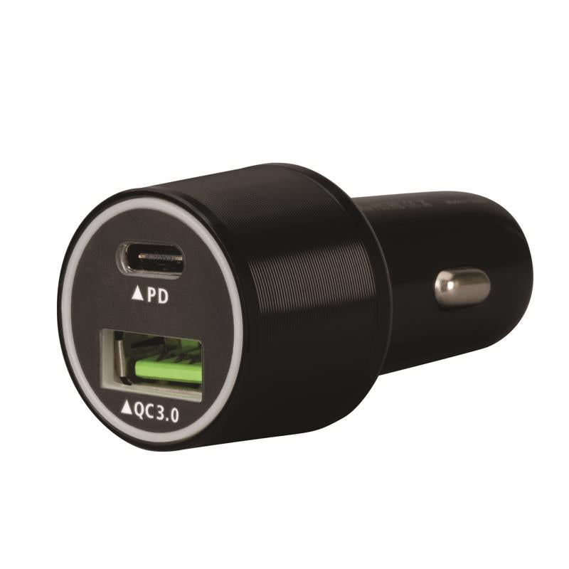 Monster Just Hook It Up 2 Port USB A/C Car Charger
