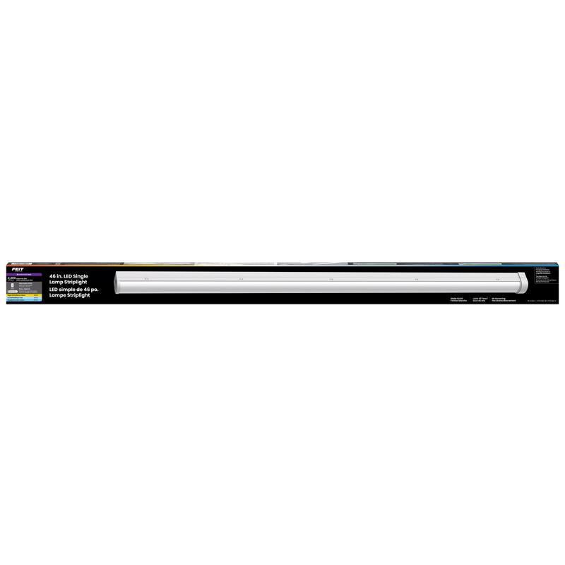 Feit 46 in. L White Hardwired LED Strip Light 2200 lm