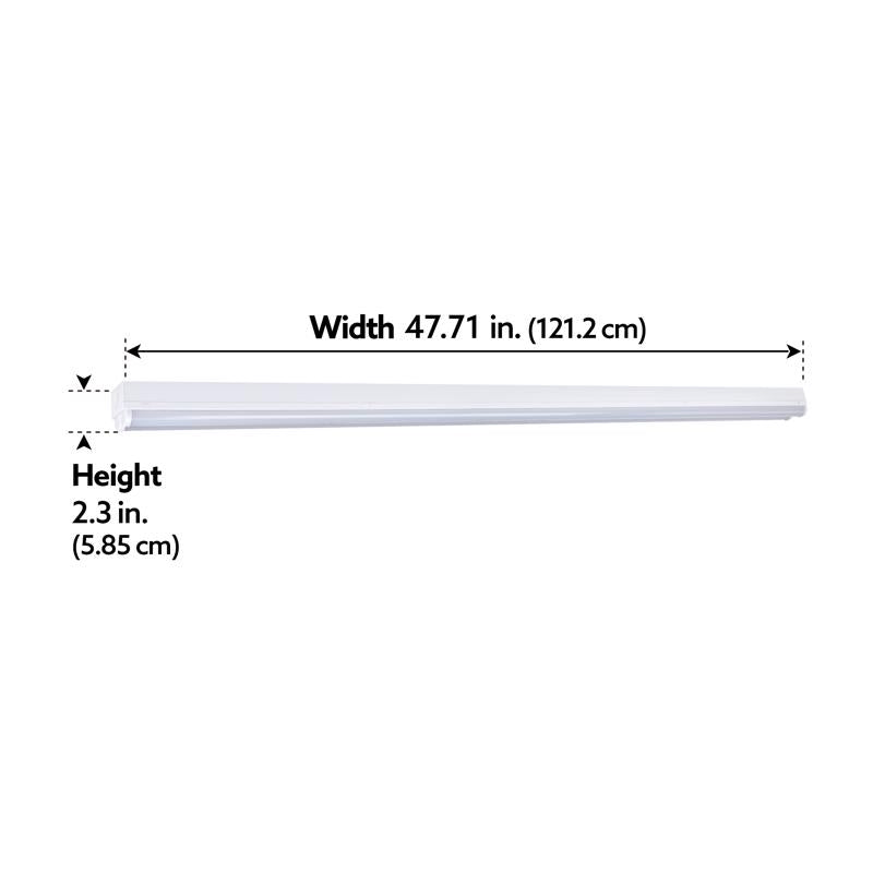 Feit 48 in. L White Hardwired LED Strip Light 4500 lm