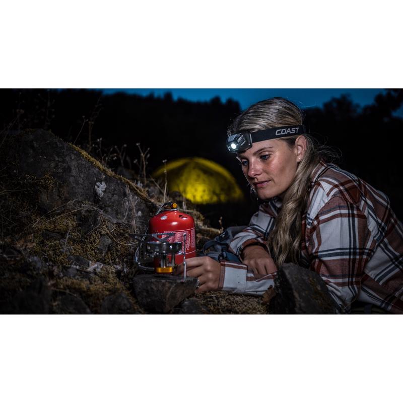 Coast FL20R 520 lm Black/Gray LED Head Lamp