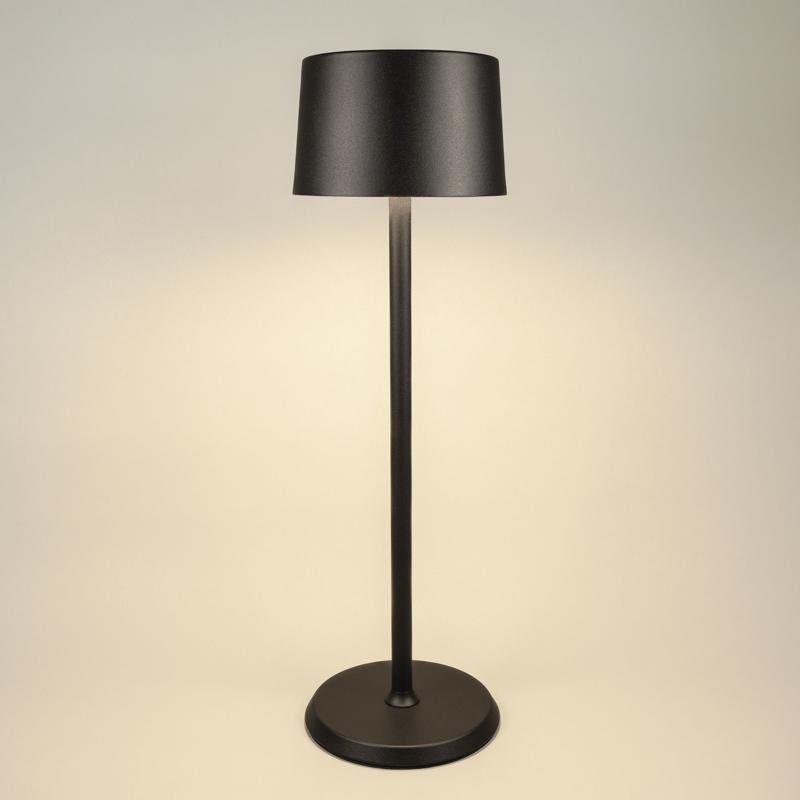 Hudson 14.2 in. Matte Black Table Lamp