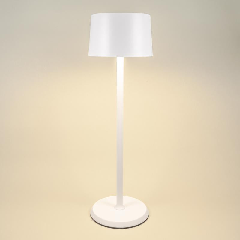 Hudson 14.2 in. Matte White Table Lamp