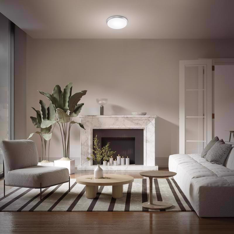 Feit 10.5 in. H X 15 in. W X 15 in. L Matte Black Ceiling Fixture