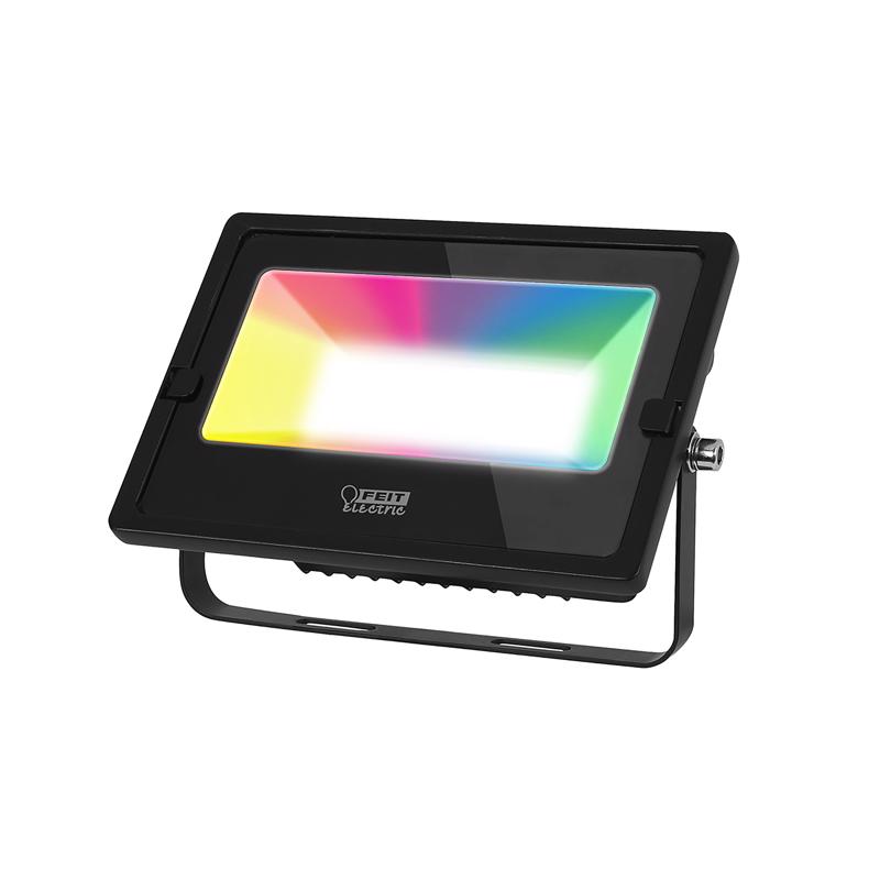 Feit Black Battery Operated 30 W LED Flood Light