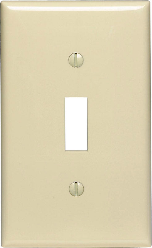Leviton Ivory 1 gang Nylon Toggle Wall Plate
