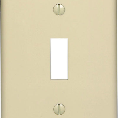 Leviton Ivory 1 gang Nylon Toggle Wall Plate