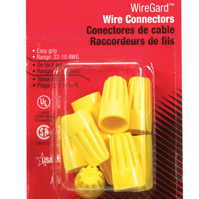 Gardner Bender WingGard 18-10 Ga. Copper Wire Wire Connector Yellow 9 pk