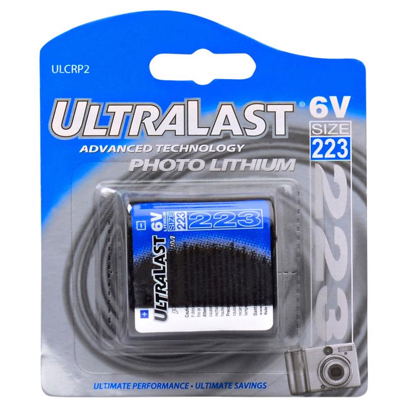 UltraLast Lithium 223 6 V 1300 mAh Camera Battery
