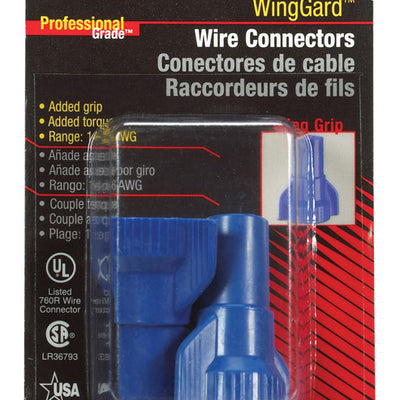 Gardner Bender WingGard 14-6 Ga. Copper Wire Wire Connector Blue 2 pk