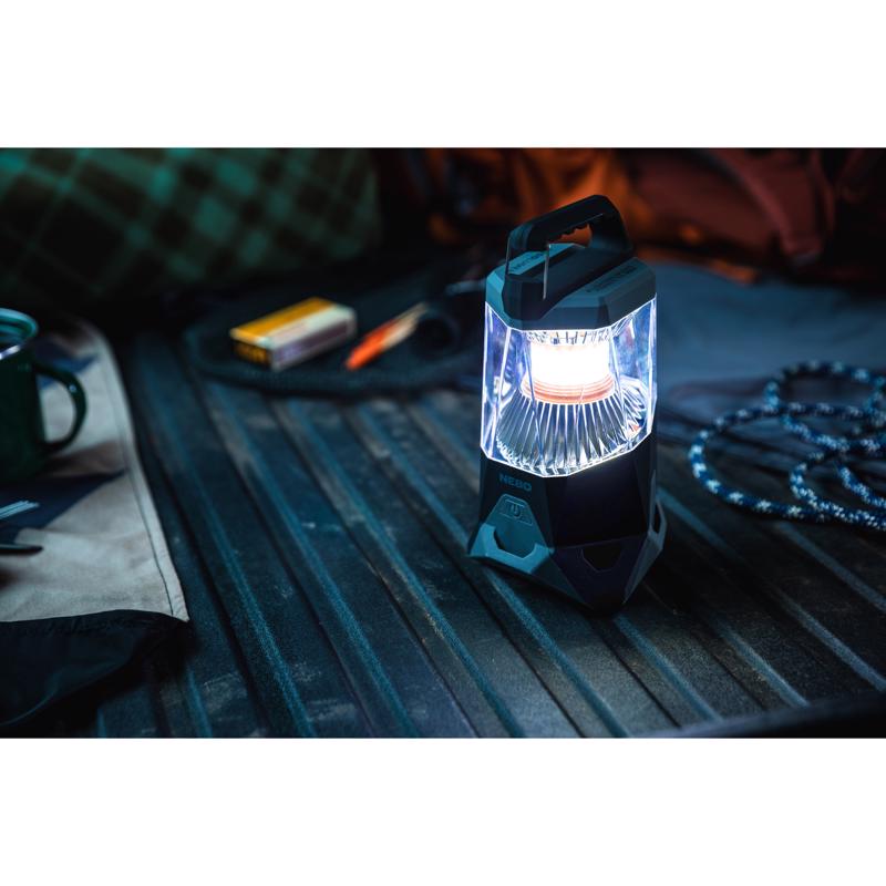 NEBO 1000 lm Gray Lantern