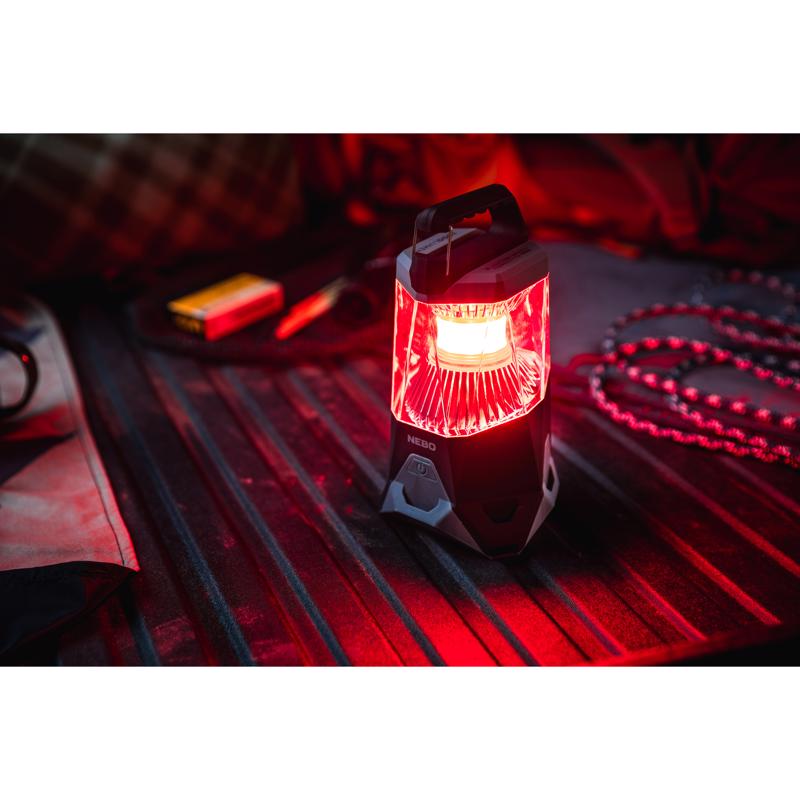 NEBO 1000 lm Gray Lantern